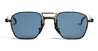 Ottica Mondello Roma - Movitra - APEX 07-C1 S - Apex 07 - C1 Brushed Gunmetal / Polar blue Lens - Titanium - shape Squared - grey - EYEWEAR - SUNGLASSES - Uomo,Men - lens Blue - Made In Italy