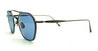Ottica Mondello Roma - Matsuda - M3145.SG.AS.50 - M3145 - ANTIQUE SILVER - Titanium - shape Squared - Silver - EYEWEAR - SUNGLASSES - Uomo,Men - lens Blue - Made In Japan