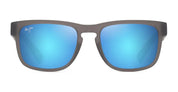 Ottica Mondello Roma - Maui Jim - MJ0593S-004 - KUPULAU - MATTE TRANSPARENT GREY / BLUE HAWAII - nylon - shape Squared - grey - EYEWEAR - SUNGLASSES - Unisex,Uomo,Donna,Women,Men - lens Blue - Made In Japan