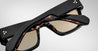 Ottica Mondello Roma - Jacques Marie Mage - JMMEZ-15A - ENZO - NOIR 15 - Acetate - shape Squared - Black - EYEWEAR - SUNGLASSES - Uomo,Men - lens orange - Made In Japan
