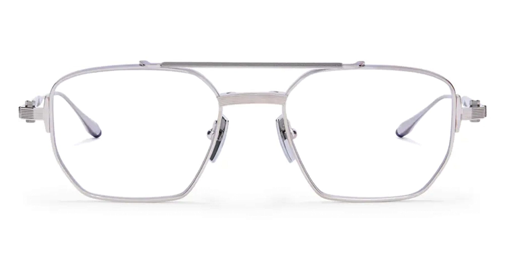Ottica Mondello Roma - Akoni - AKX-539C-52 - PROTEUS - SHINY SILVER RX - Titanium - shape Navigator - Silver - EYEWEAR - EYEGLASSES - Unisex,Uomo,Donna,Women,Men - lens Clear - Made In Japan