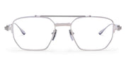 Ottica Mondello Roma - Akoni - AKX-539C-52 - PROTEUS - SHINY SILVER RX - Titanium - shape Navigator - Silver - EYEWEAR - EYEGLASSES - Unisex,Uomo,Donna,Women,Men - lens Clear - Made In Japan