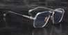 Ottica Mondello Roma - Jacques Marie Mage - JMMLB-41 - LAST FRONTIER VI - LABARGE - SILVER - Titanium - shape Navigator - Silver - EYEWEAR - SUNGLASSES - Uomo,Men - lens light blue - Made In Japan
