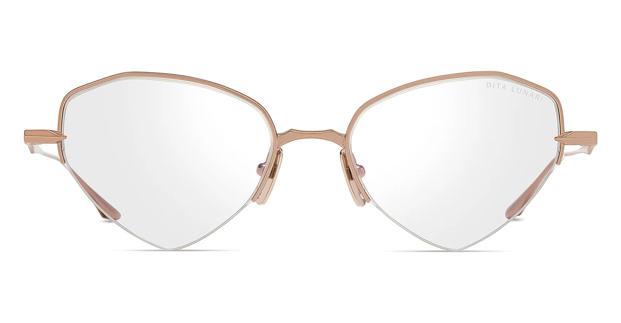 Ottica Mondello Roma - DITA - DTX193-A-01 - LUNARI - ROSE GOLD RX - Titanium - shape Cat-eye - rose gold - EYEWEAR - EYEGLASSES - Unisex,Uomo,Donna,Women,Men - lens Clear - Made In Japan