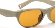 Ottica Mondello Roma - Jacquemus - JAC63C3SUN - SOLE - MATT PUTTY / AMBER LENS - Acetate - shape Round - grey - EYEWEAR - SUNGLASSES - Donna,Women - lens amber - Made In Japan