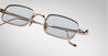 Ottica Mondello Roma - Jacques Marie Mage - JMMSK-54 - DUSK - ALTAN - Titanium - shape Rectngular - light gold - EYEWEAR - SUNGLASSES - Uomo,Men - lens light green - Made In Japan