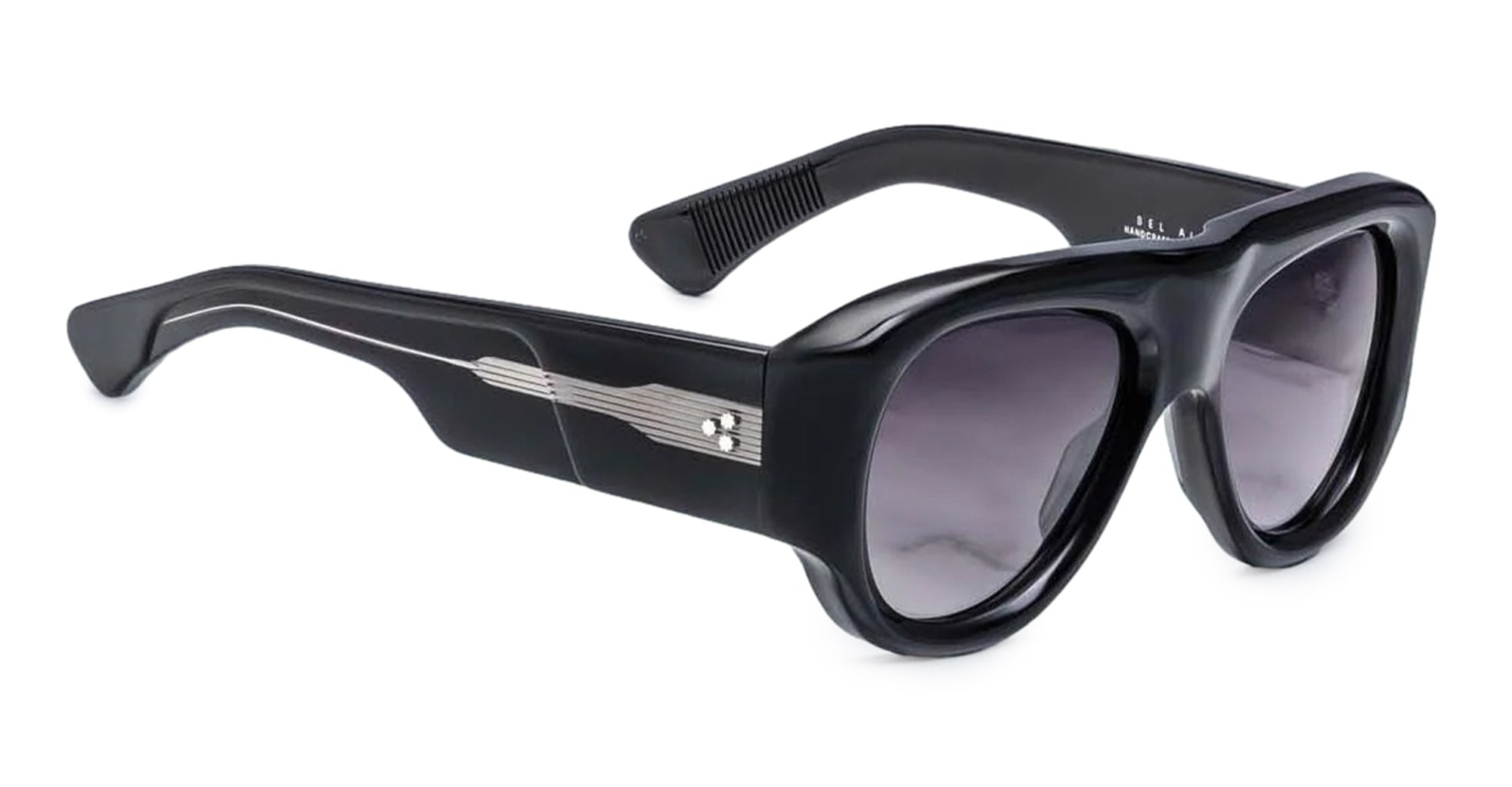 Ottica Mondello Roma - Jacques Marie Mage - JMMBQ-58 - BEL AIR - RAVEN - Acetate - shape Pilot - Black - EYEWEAR - SUNGLASSES - Unisex,Uomo,Donna,Women,Men - lens Grey - Made In Japan