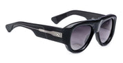 Ottica Mondello Roma - Jacques Marie Mage - JMMBQ-58 - BEL AIR - RAVEN - Acetate - shape Pilot - Black - EYEWEAR - SUNGLASSES - Unisex,Uomo,Donna,Women,Men - lens Grey - Made In Japan