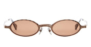 Ottica Mondello Roma - Kuboraum - KRSZ24BZ000000BW - MASK Z24 - BRONZE - metal, acetate - shape Oval - bronze brown - EYEWEAR - SUNGLASSES - Unisex,Uomo,Donna,Women,Men - lens Brown - Made In Italy