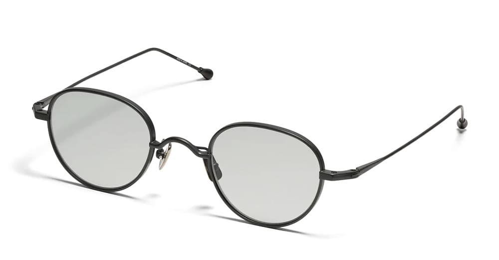 Ottica Mondello Roma - Peter and May - TT12MBG - TT12 GURU - MAT BLACK - Titanium - shape Round - Matte black - EYEWEAR - SUNGLASSES - Uomo,Men - lens Black - Made In Japan
