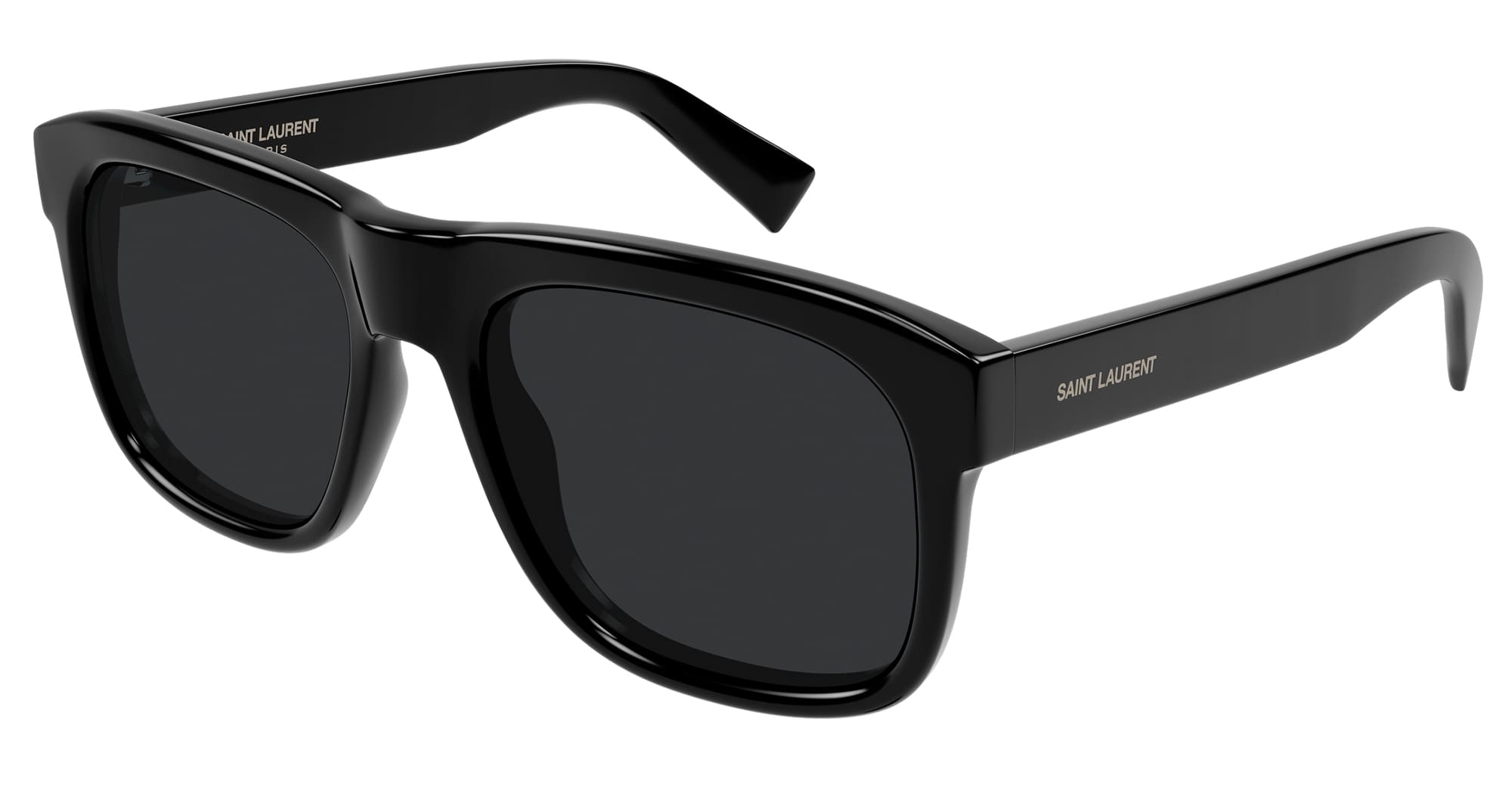 Ottica Mondello Roma - Saint Laurent - SL 558-010 - SL 558-010 - BLACK - Acetate - shape Squared - Black - EYEWEAR - SUNGLASSES - Unisex,Uomo,Donna,Women,Men - lens Grey - Made In Italy
