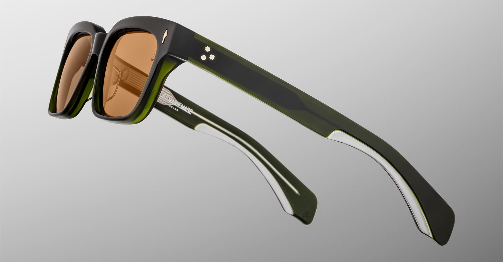 Ottica Mondello Roma - Jacques Marie Mage - JMMMLX-18L - MOLINO 55 - BORNEO - Acetate - shape  - green - EYEWEAR - SUNGLASSES - Unisex,Uomo,Donna,Women,Men - lens  - Made In Japan