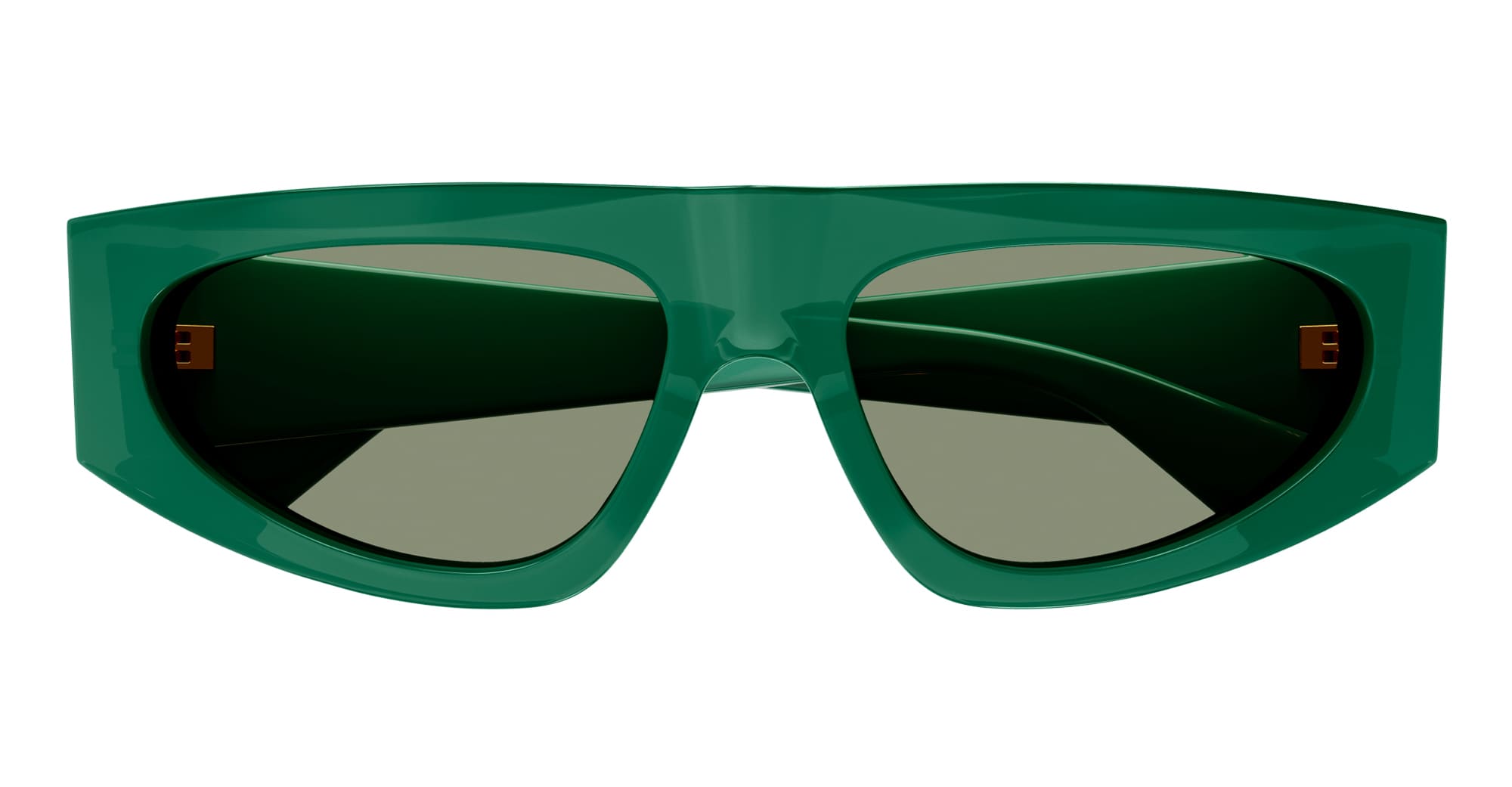 Ottica Mondello Roma - Bottega Veneta - BV1277S-003 - BV1277S-003 - GREEN - Acetate - shape  - green - EYEWEAR - SUNGLASSES - Donna,Women - lens  - Made In Japan