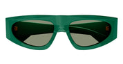 Ottica Mondello Roma - Bottega Veneta - BV1277S-003 - BV1277S-003 - GREEN - Acetate - shape  - green - EYEWEAR - SUNGLASSES - Donna,Women - lens  - Made In Japan
