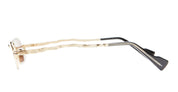 Ottica Mondello Roma - Kuboraum - KRSZ18GB0000002Y - MASK Z18 - GOLD / BLACK - metal, acetate - shape Rectangular - Gold - EYEWEAR - SUNGLASSES - Unisex,Uomo,Donna,Women,Men - lens Grey - Made In Italy