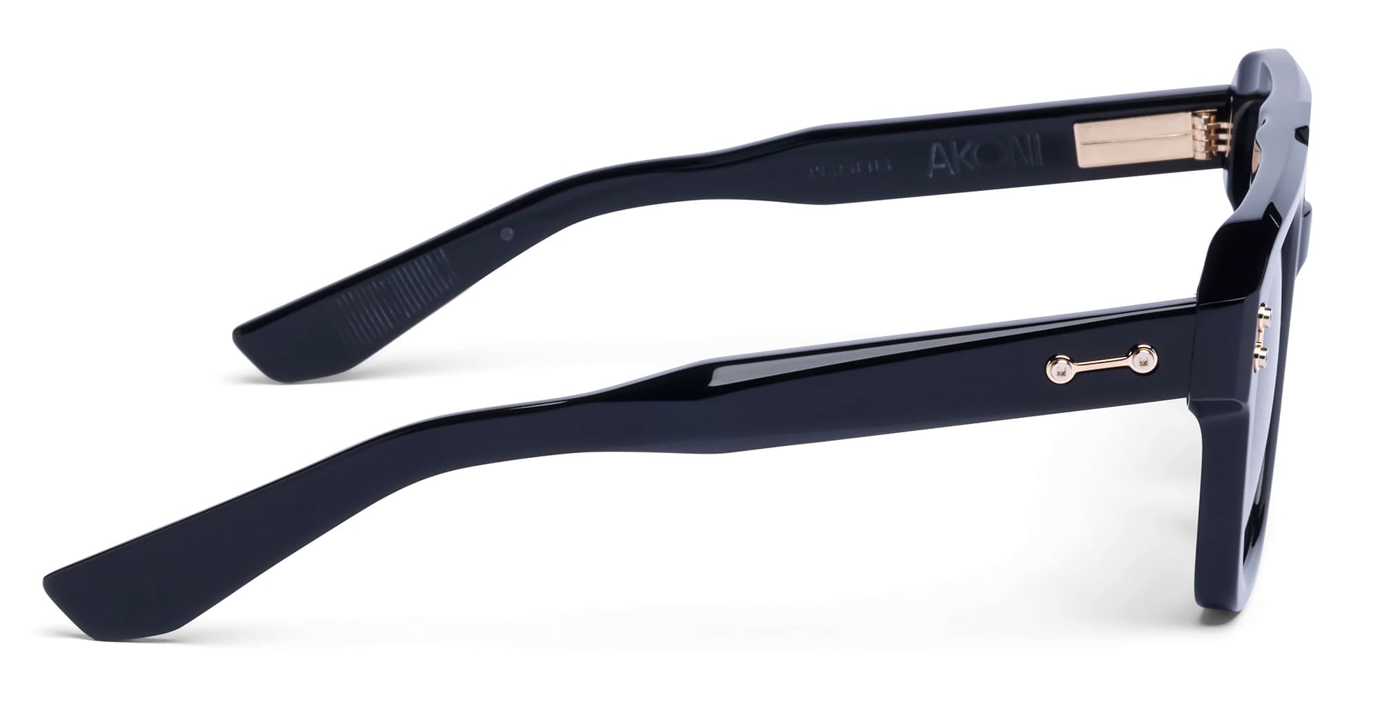 Ottica Mondello Roma - Akoni - AKS-531A-54 - PERSEUS -  BLACK - Acetate - shape  - Black - EYEWEAR - SUNGLASSES - Unisex,Uomo,Donna,Women,Men - lens  - Made In Japan