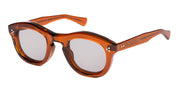 Ottica Mondello Roma - Max Pittion - MXPL-016H  - LE CAGOT - FRENCH BEER DARK / LIGHT GREY LENS - Acetate - shape Round - light grey - EYEWEAR - SUNGLASSES - Unisex,Uomo,Donna,Women,Men - lens light grey - Made In Japan