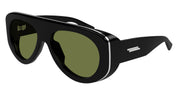 Ottica Mondello Roma - Bottega Veneta - BV1362S-006 - BV1362S-006 - BLACK / GREEN LENS - nylon - shape Pilot - Black - EYEWEAR - SUNGLASSES - Unisex,Uomo,Donna,Women,Men - lens Green - Made In Japan