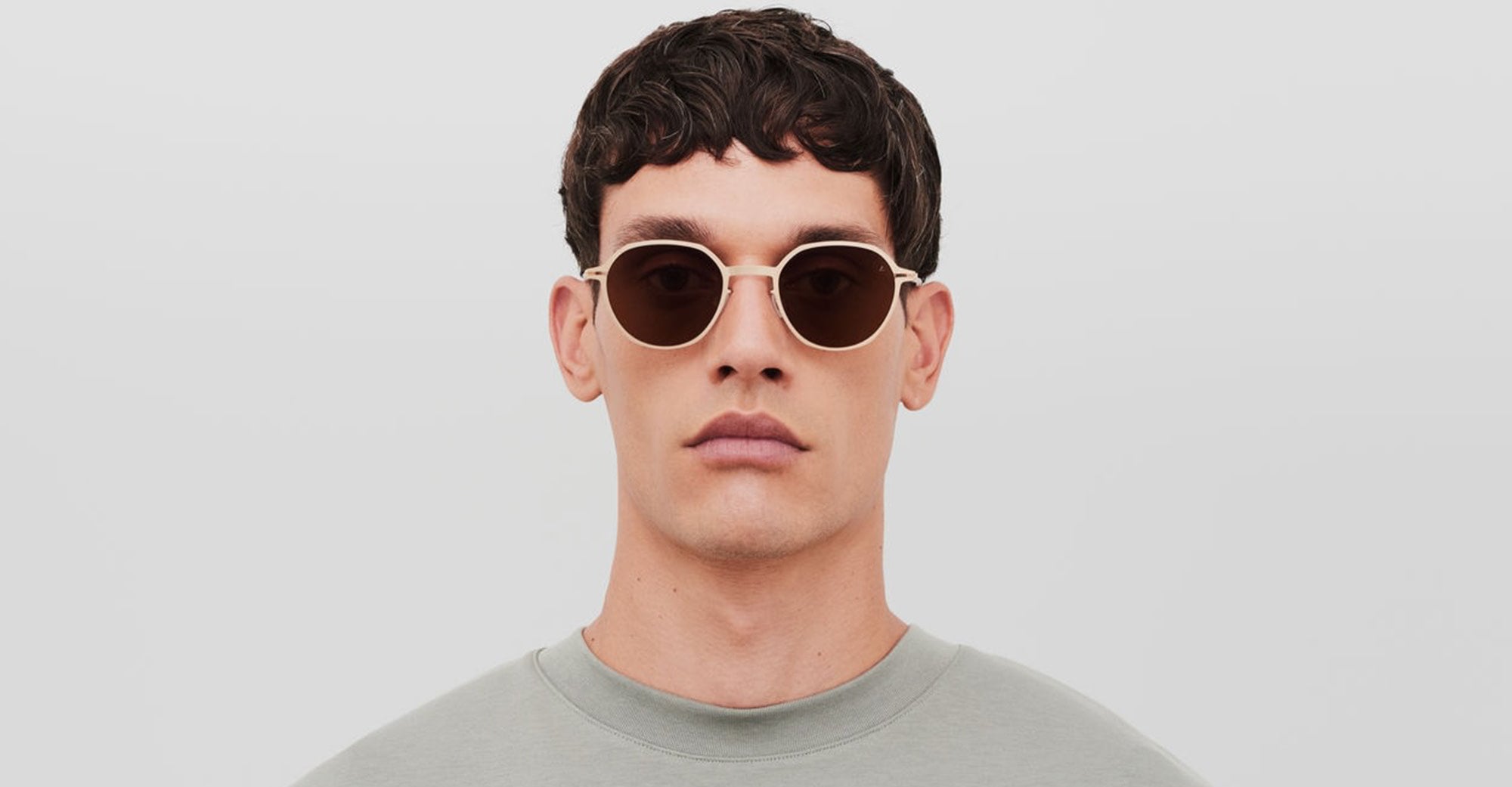 Ottica Mondello Roma - Mykita - 10091563 - ML18 - Light champagne /  Leica Brown 85 Lens - stainless steel - shape  - Gold - EYEWEAR - SUNGLASSES - Unisex,Uomo,Donna,Women,Men - lens  - Made In Germany