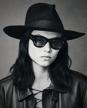 Ottica Mondello Roma - Jacques Marie Mage - JMMEH-88 - CHELSEA - BLACK - Acetate - shape Round - Black - EYEWEAR - SUNGLASSES - Unisex,Uomo,Donna,Women,Men - lens Black - Made In Japan