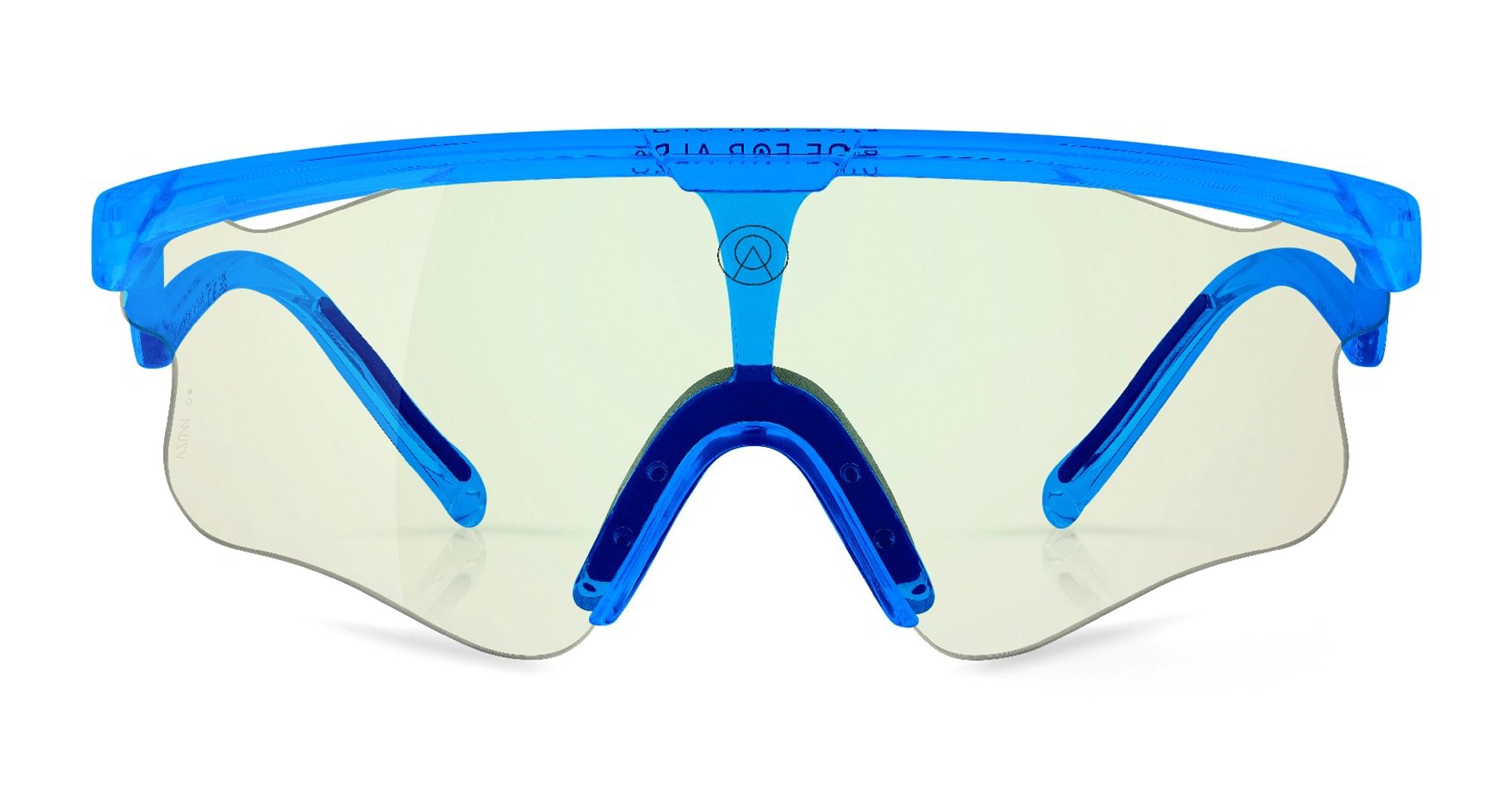  VZUM F-LENS BTL - Tr90 - shape Mask - blue - EYEWEAR - SUNGLASSES - Unisex,Uomo,Donna,Women,Men - lens blue green - Made In Italy