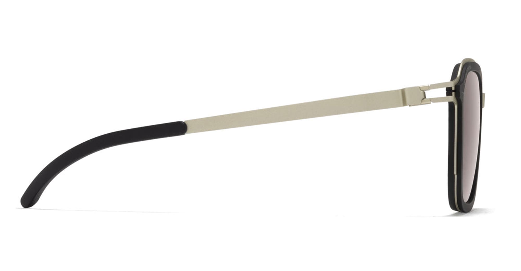 Ottica Mondello Roma - Mykita - 10087673 - MR002 AL3 - Titan / Black / Brown Lens - stainless steel - shape  - titanium, black - EYEWEAR - SUNGLASSES - Unisex,Uomo,Donna,Women,Men - lens  - Made In Germany