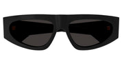 Ottica Mondello Roma - Bottega Veneta - BV1277S-001 - BV1277S-001 - BLACK - Acetate - shape Oval - Black - EYEWEAR - SUNGLASSES - Donna,Women - lens Grey - Made In Japan