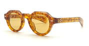 Ottica Mondello Roma - Jacques Marie Mage - JMMKM-1R - KELLERMAN - CAMEL - Acetate - shape Panto - Havana - EYEWEAR - SUNGLASSES - Unisex,Uomo,Donna,Women,Men - lens yellow - Made In Japan