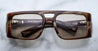 Ottica Mondello Roma - Jacques Marie Mage - JMMWS-10Y6 - DECADE COLLECTION: WINDSOR - BARK HORN - Acetate - shape Rectangular - black, brown - EYEWEAR - SUNGLASSES - Uomo,Men - lens khaki - Made In Japan