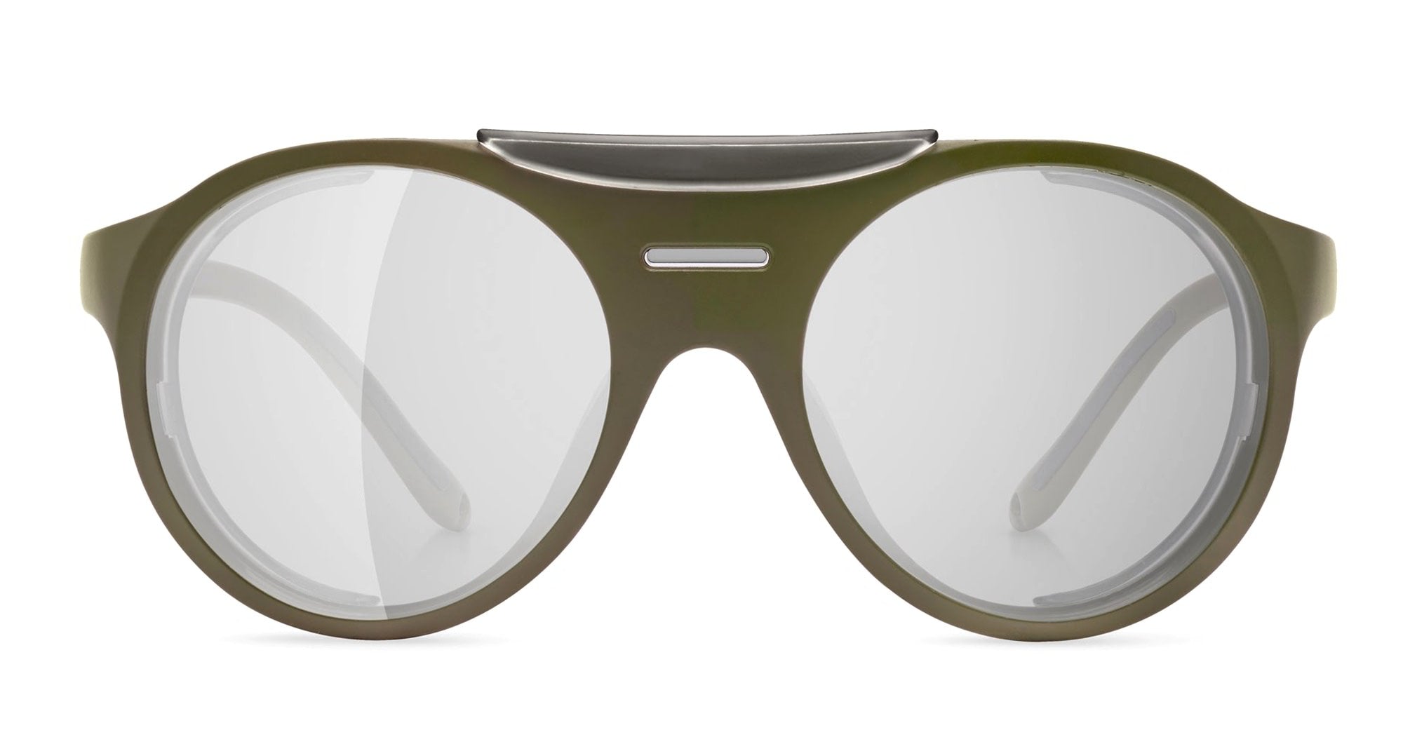  VZUM SUPER ALU - Tr90 - shape round - green - EYEWEAR - SUNGLASSES - Unisex,Uomo,Donna,Women,Men - lens Grey - Made In Italy