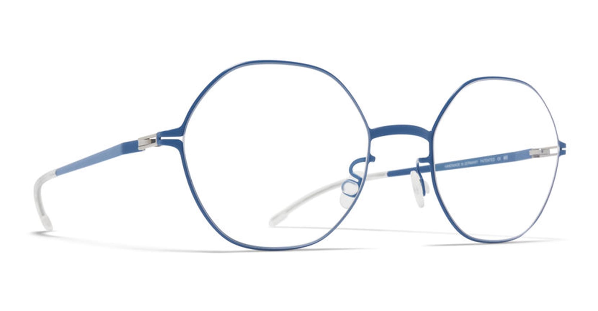 Ottica Mondello Roma - Mykita - 10089909 - EILISH POW9 - HORIZON BLUE RX - stainless steel - shape Round - blue - EYEWEAR - EYEGLASSES - Unisex,Uomo,Donna,Women,Men - lens Clear - Made In Germany