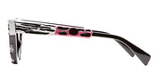 Ottica Mondello Roma - Kuboraum - KRS0Y3BS00PQ002Y - MASK Y3 BS PG -  POP-GROTESQUE - Acetate - shape Cat-eye - black, pink - EYEWEAR - SUNGLASSES - Donna,Women - lens Grey - Made In Italy
