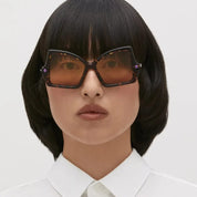 Ottica Mondello Roma - Kuboraum - KRSP30TO000000YB - MASK P30 TO - TORTOISE - Acetate - shape Butterfly - Tortoise - EYEWEAR - EYEGLASSES - Unisex,Uomo,Donna,Women,Men - lens yellow - Made In Italy