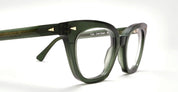 Ottica Mondello Roma - Ahlem - AHL.001106.OPT - Tunis - Dark Green RX - Acetate - shape Cat-eye - green - EYEWEAR - EYEGLASSES - Unisex,Uomo,Donna,Women,Men - lens Clear - Made In France