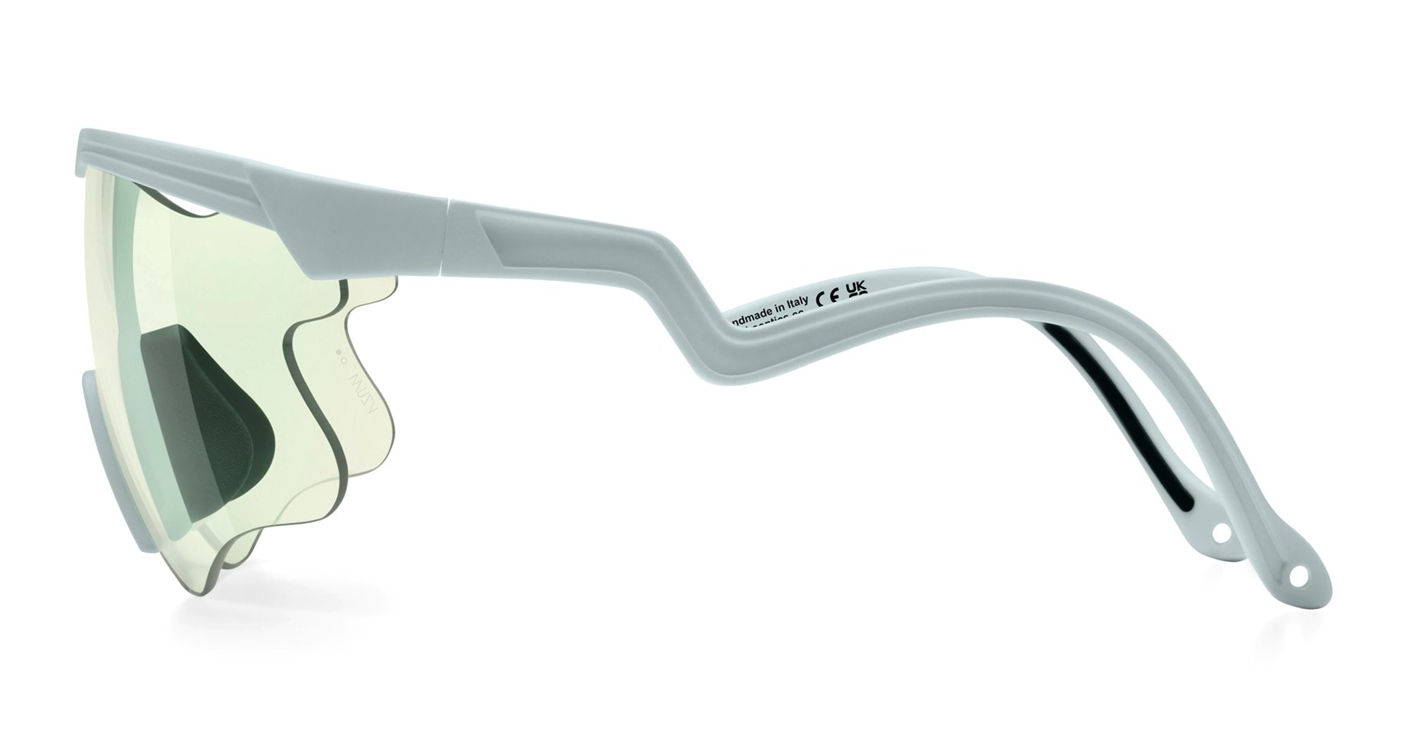 Ottica Mondello Roma - Alba Optics - 8050054517759 - DELTA LEI - ICE / VZUM F-LENS BTL - Tr90 - shape Mask - grey - EYEWEAR - SUNGLASSES - Unisex,Uomo,Donna,Women,Men - lens blue green - Made In Italy