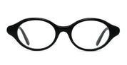 Ottica Mondello Roma - Loewe - LW50110I50001 - SLIM BLACK OVAL EYEGLASSES - Acetate - shape  - Black - EYEWEAR - EYEGLASSES - Donna,Women - lens  - Made In Italy