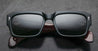 Ottica Mondello Roma - Jacques Marie Mage - JMMDK-6P - LAST FRONTIER VI - DAKOTA - BLOODSTONE - Acetate - shape Rectangular - black, burgundy - EYEWEAR - SUNGLASSES - Uomo,Men - lens Black - Made In Japan