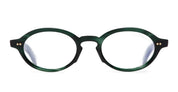 Ottica Mondello Roma - Cutler and Gross - CGOP-GR13-49-03 - GR13 - STRIPED DARK GREEN RX - Acetate - shape Oval - green - EYEWEAR - EYEGLASSES - Unisex,Uomo,Donna,Women,Men - lens Clear - Made In Italy