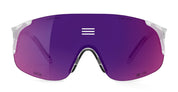 Ottica Mondello Roma - Alba Optics - 8050054516288 - JUMBO - CRYSTAL GLOSSY / VZUM PLASMA - Tr90 - shape Mask - Crystal - EYEWEAR - SUNGLASSES - Unisex,Uomo,Donna,Women,Men - lens purple - Made In Italy