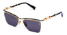Ottica Mondello Roma - Balmain - BPS-190A-57 - TRIOMPHE II - 18K GOLD / BLACK - Acetate, titanium - shape Cat-eye - gold, black - EYEWEAR - SUNGLASSES - Unisex,Uomo,Donna,Women,Men - lens Grey - Made In Japan