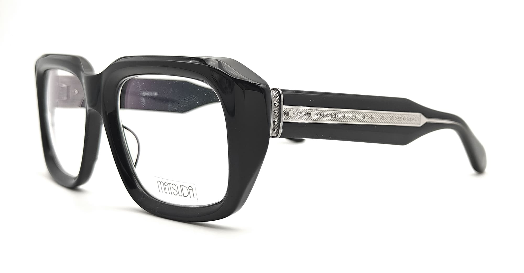 Ottica Mondello Roma - Matsuda - M1036.RX.BLK.54 - M1036 - BLACK RX - Acetate - shape Squared - Black - EYEWEAR - EYEGLASSES - Donna,Women - lens Clear - Made In Japan