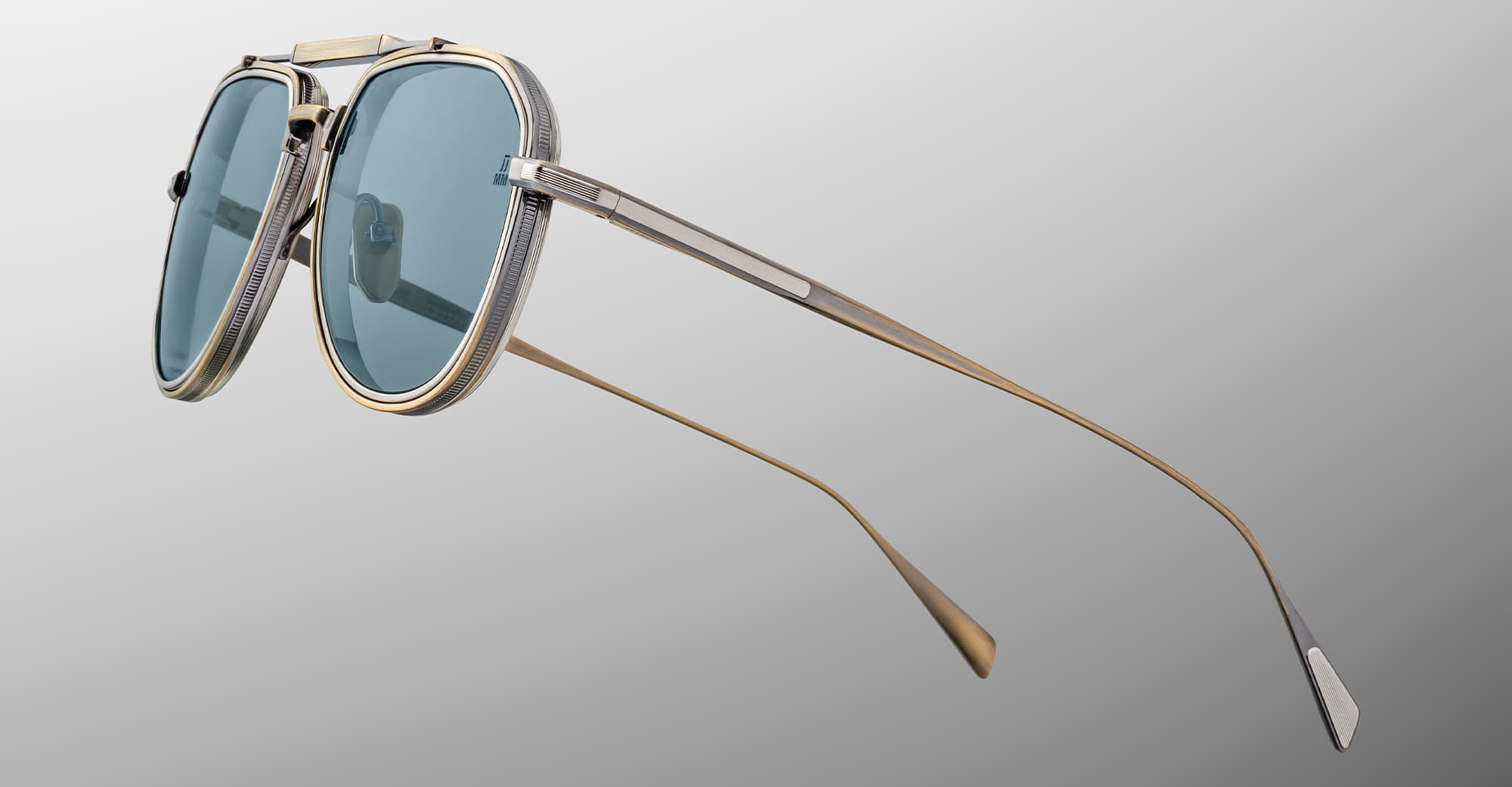 Ottica Mondello Roma - Jacques Marie Mage - JMM7M-19P - YELLOWSTONE VI: 755M - BLUE STAR SPRING - Titanium - shape  - Silver - EYEWEAR - SUNGLASSES - Unisex,Uomo,Donna,Women,Men - lens  - Made In Japan