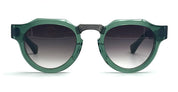 Ottica Mondello Roma - Matsuda - M1037.SG.BGN.49 - M1037 - BOTTLE GREEN - Acetate - shape Panto - bottle green - EYEWEAR - SUNGLASSES - Uomo,Men - lens Gradient grey - Made In Japan