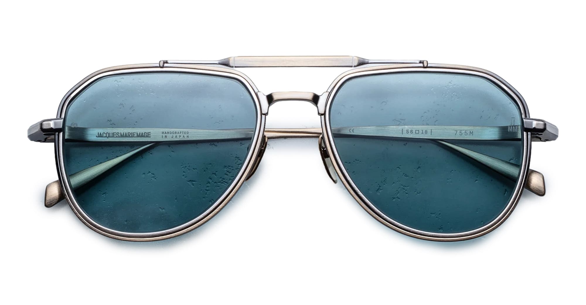 Ottica Mondello Roma - Jacques Marie Mage - JMM7M-19P - YELLOWSTONE VI: 755M - BLUE STAR SPRING - Titanium - shape  - Silver - EYEWEAR - SUNGLASSES - Unisex,Uomo,Donna,Women,Men - lens  - Made In Japan