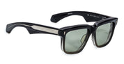 Ottica Mondello Roma - Jacques Marie Mage - JMMHYS-3R - HYANNIS - BLACK FADE - Acetate - shape Rectangular - Black - EYEWEAR - SUNGLASSES - Unisex,Uomo,Donna,Women,Men - lens light green - Made In Japan