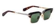 Ottica Mondello Roma - Jacques Marie Mage - JMMIL-18Q - ALIN - ETNA - titanium, acetate - shape Clubmaster - Tortoise - EYEWEAR - SUNGLASSES - Unisex,Uomo,Donna,Women,Men - lens Green - Made In Japan
