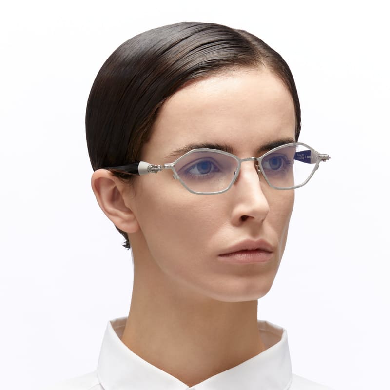 Ottica Mondello Roma - Kuboraum - KROJ70SI000000OP - MASK J70 - SILVER RX - Metal - shape  - Gold - EYEWEAR - EYEGLASSES - Uomo,Men - lens  - Made In Italy