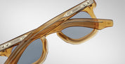 Ottica Mondello Roma - Jacques Marie Mage - JMMDU-14K - DEVAUX - SAFFRON - Acetate - shape Panto - yellow - EYEWEAR - SUNGLASSES - Unisex,Uomo,Donna,Women,Men - lens Grey - Made In Japan