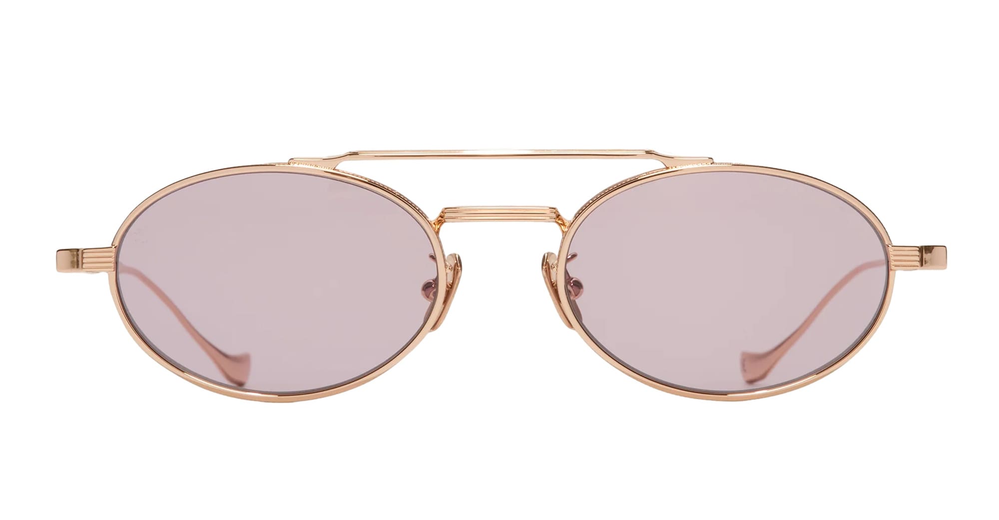 Ottica Mondello Roma - Cutler and Gross - CGST-1427-51-03 - LADBROKE 1427 - PINK GOLD - Titanium - shape Oval - rose gold - EYEWEAR - SUNGLASSES - Unisex,Uomo,Donna,Women,Men - lens Grey - Made In Japan