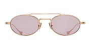 Ottica Mondello Roma - Cutler and Gross - CGST-1427-51-03 - LADBROKE 1427 - PINK GOLD - Titanium - shape Oval - rose gold - EYEWEAR - SUNGLASSES - Unisex,Uomo,Donna,Women,Men - lens Grey - Made In Japan
